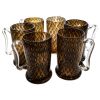 Boccali "Rialto" – Set 6 Boccali da Birra/Acqua in Vetro di Murano Baloton (500ml)